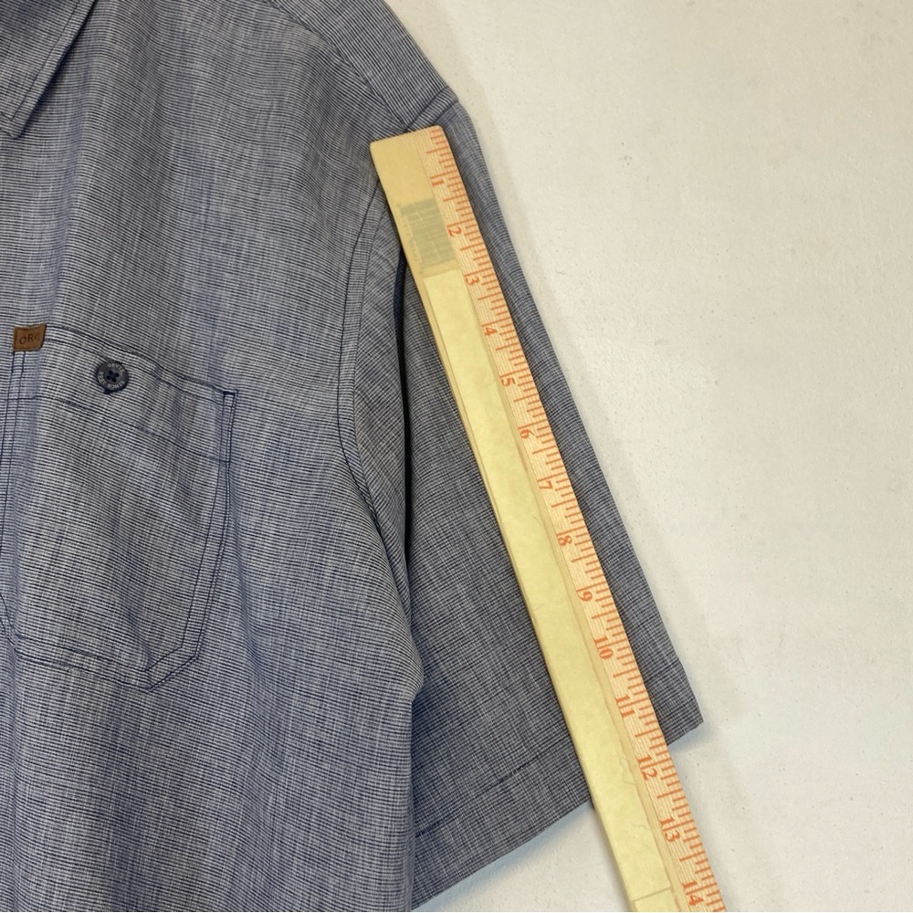 Orvis Classic Performance Men's XXL Fishing Shirt Blue Short Sleeve Button Up - Picture 7 of 16